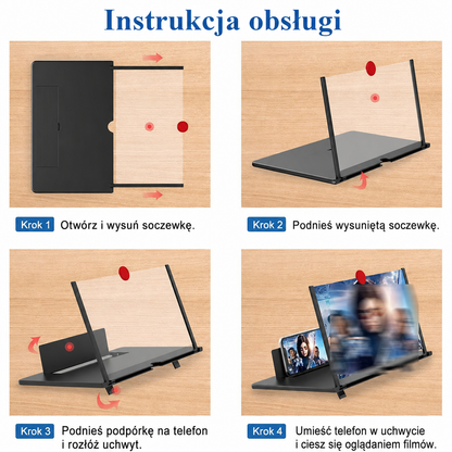 Przenośny wzmacniacz ekranu 3D - Twoje domowe kino