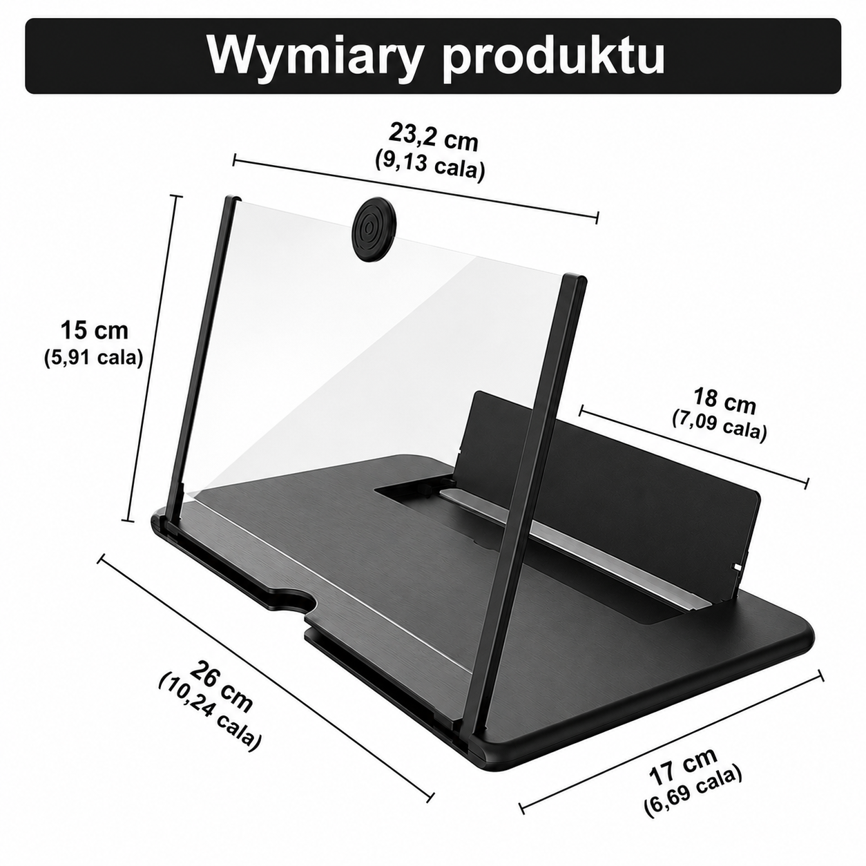 Przenośny wzmacniacz ekranu 3D - Twoje domowe kino