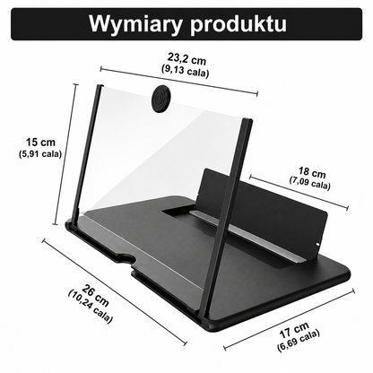 Przenośny wzmacniacz ekranu 3D - Twoje domowe kino